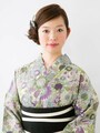 浴衣に似合う三つ編みお団子の髪型
