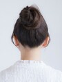子どもの浴衣に似合うお団子ヘア