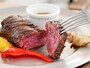 牛ハラミ肉の炭火ステーキ（税込2068円）（2021年6月27日撮影）