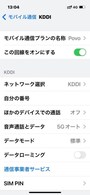 iPhone 13 miniのeSIMに設定