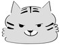年賀状,イラスト,トラ,寅,虎,2022,無料,フリー,白黒