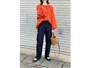 【OKコーデ】ニットは毛玉には気を付けて、フレッシュな印象で着こなしたい　出典：WEAR