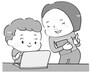 イラスト,無料,パソコン,デジタル,スマホ,タブレット,白黒