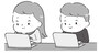 イラスト,無料,パソコン,デジタル,スマホ,タブレット,白黒