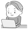 イラスト,無料,パソコン,デジタル,スマホ,タブレット,白黒