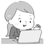イラスト,無料,パソコン,デジタル,スマホ,タブレット,白黒
