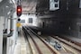 羽沢横浜国大駅の分岐の様子