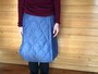 身長160cmで膝が隠れる長さ