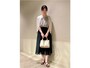 きれいめ見えするカーディガンの肩掛けなら初心者さんにもおすすめ　出典：WEAR