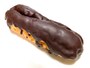 エクレアの王道、チョコカスタードエクレア