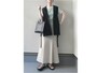 カットソー素材のマーメイドスカートで旬コーデ　出典：WEAR