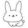 年賀状,イラスト,ウサギ,卯,うさぎ,2023,無料,フリー,カラー