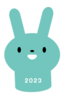 年賀状,イラスト,ウサギ,卯,うさぎ,2023,無料,フリー,カラー