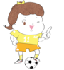 イラスト,無料,サッカー,スポーツ,部活動,習い事,カラー