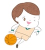 イラスト,無料,球技,バスケットボール,スポーツ,部活動,習い事,カラー