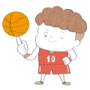 イラスト,無料,球技,バスケットボール,スポーツ,部活動,習い事,カラー