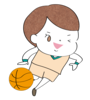 イラスト,無料,球技,バスケットボール,スポーツ,部活動,習い事,カラー