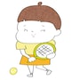 イラスト,無料,球技,テニス,スポーツ,部活動,習い事,カラー