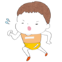 イラスト,無料,陸上,短距離,マラソン,スポーツ,部活動,習い事,カラー