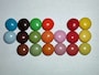 色とりどりの糖衣掛け粒チョコ