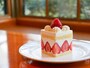 あまおうのプレミアムショートケーキ（イートイン税・サ料込1707円、テイクアウト税込1458円）