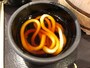 丸亀製麺の「釜揚げうどん」はつゆにつけて食べる