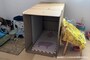 ダンボールで作る子どものための“静かな場所”