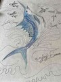 辻口博啓氏が筆ペンで描いた水墨画の原画