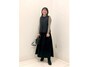 ボーダーニットの上に重ねてもすっきり見えるシルエットが使いやすい　出典：WEAR