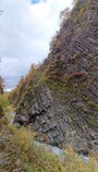 清津峡渓谷トンネル（6）／第三見晴所から見える渓谷と紅葉