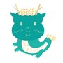 イラスト,年賀状,干支,辰,龍,フリー素材