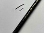 セリアの「カーボンインク筆ペン 両書き」は文字がにじまずに書ける