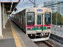芝山鉄道の車両には芝山カラーのグリーンが施されている（京成電鉄はブルー）