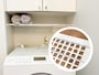 突っ張り棒と棚を利用してデッドスペースを活用する