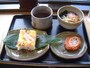 岩国寿司とうどんのセット