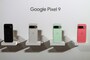 Google Pixel 9（左からObsidian、Porcelain、Wintergreen、Peony）