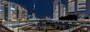 夜景のパノラマ写真