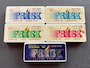 クラシエ「FRISK」懐かしのパッケージ。上4つは1995年頃販売していたレギュラー商品、下は2000年発売のミレニアムミント。