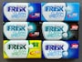 クラシエ「FRISK CLEAN BREATH」の旧パッケージ。左列上・中2017年、左列下2019年、右上2020年、右中・下2022年。