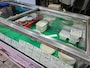 韓国、街の豆腐屋