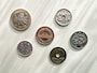 硬貨の表面