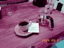 カフェでフィルムエフェクトをマゼンダで撮影した作例