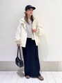 キャップで紫外線をカット＆風を通しにくいナイロンアウターが安心　出典：WEAR
