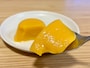 しっかり冷やしてから食べるのがポイント。マンゴーならではのジューシーなおいしさを満喫できます