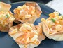 餃子の皮で作ったカップディッシュ
