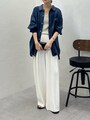 ヒップが隠れる丈のロングシャツがあると安心　出典：WEAR