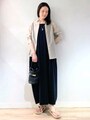 高機能素材のきれいめワンピースがあると万能です　出典：WEAR