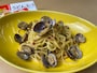 うどんスープでボンゴレ