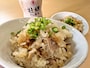 さば缶と牡蠣だし醤油で簡単炊き込みご飯
