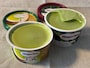 ハーゲンダッツの定番商品「グリーンティー」と、期間限定の「玉露」